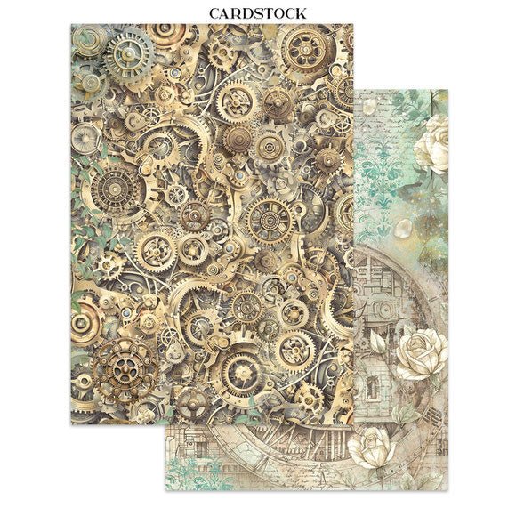 Focus points - Junk Journal - Gardens of time - 21 - Stamperia - Tidformera