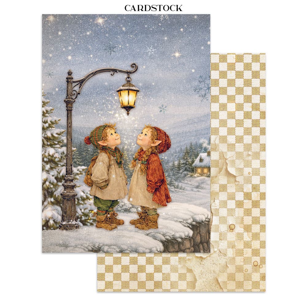 Focus points - Junk Journal - Silent Night - 18 - Stamperia - Tidformera