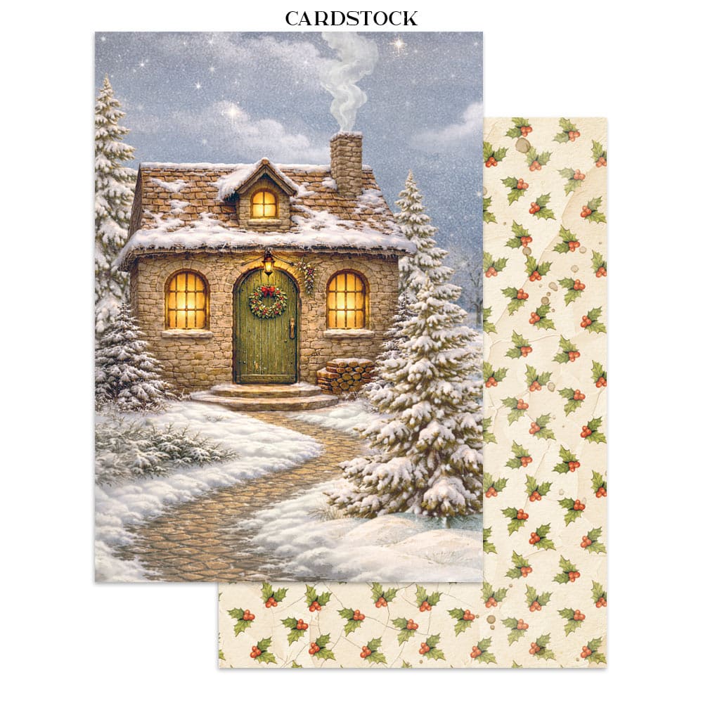 Focus points - Junk Journal - Silent Night - 2 - Stamperia - Tidformera