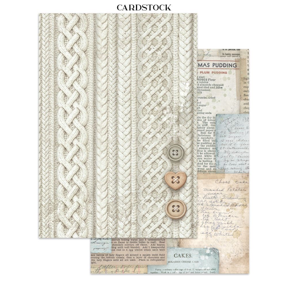 Focus points - Junk Journal - White Christmas - 5 - Stamperia - Tidformera