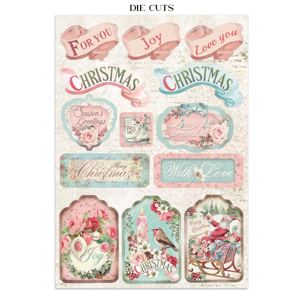 Focus points - Junk Journal - Winter Magic - 4 - Stamperia - Tidformera