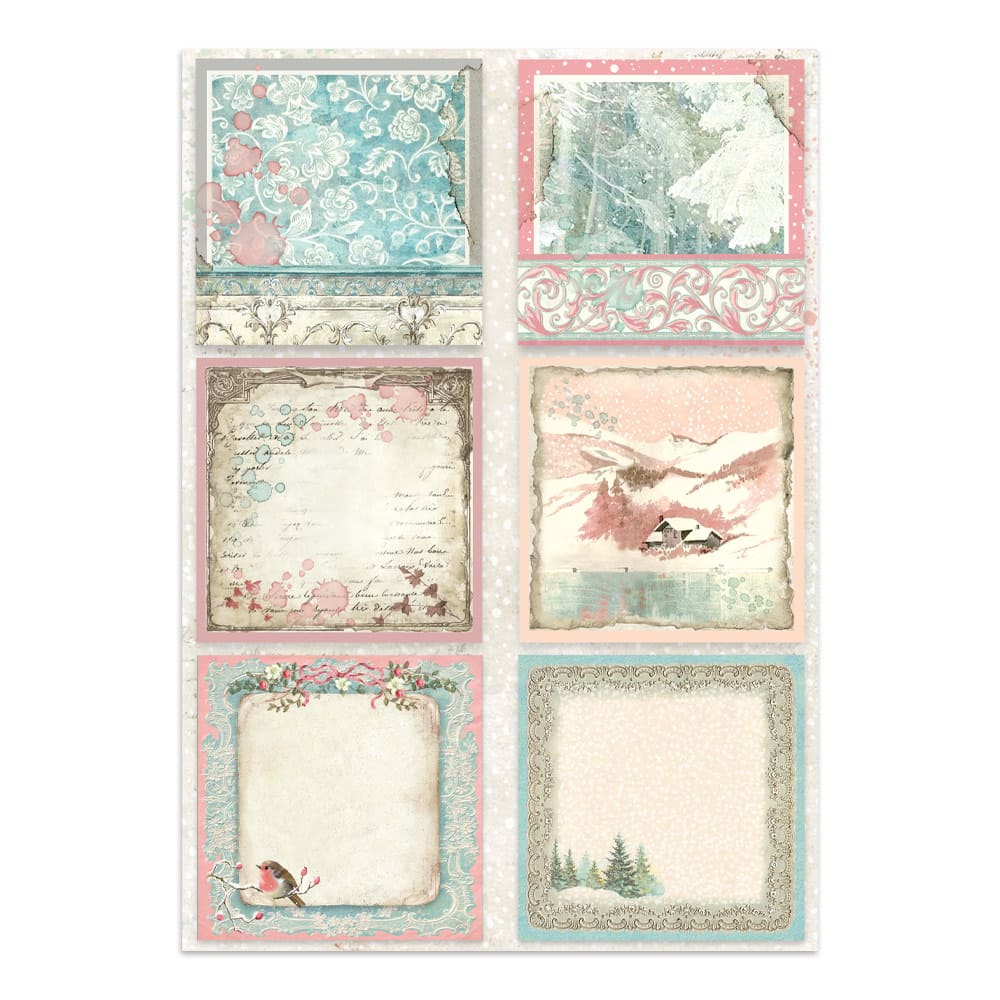 Focus points - Junk Journal - Winter Magic - 11 - Stamperia - Tidformera