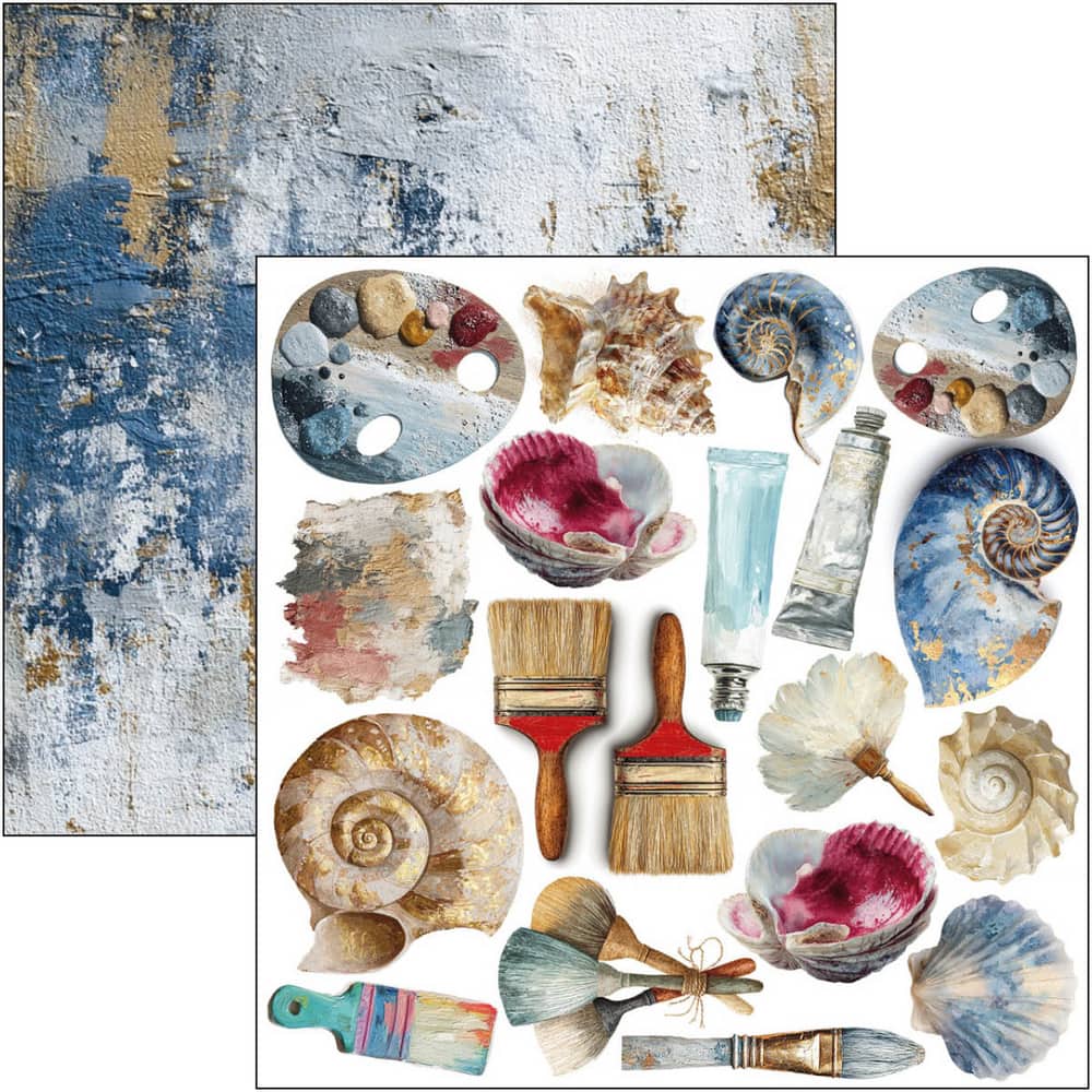 Fussy Cut Pad 24 - pack - An artist journey - 4 - Ciao Bella - Tidformera