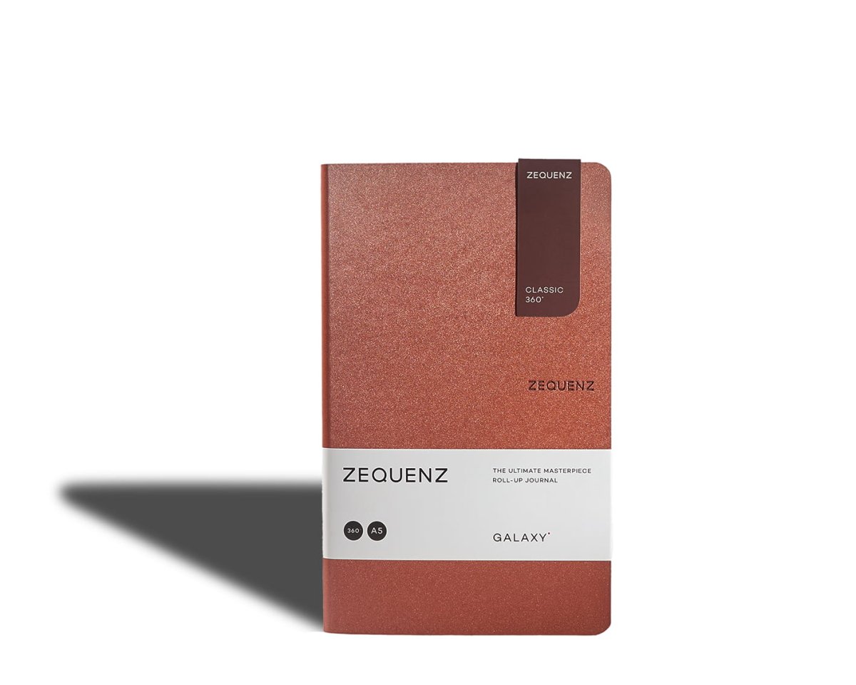 Galaxy - Rutad anteckningsbok - A5 Slim - Star Flame - 1 - Zequenz - Tidformera