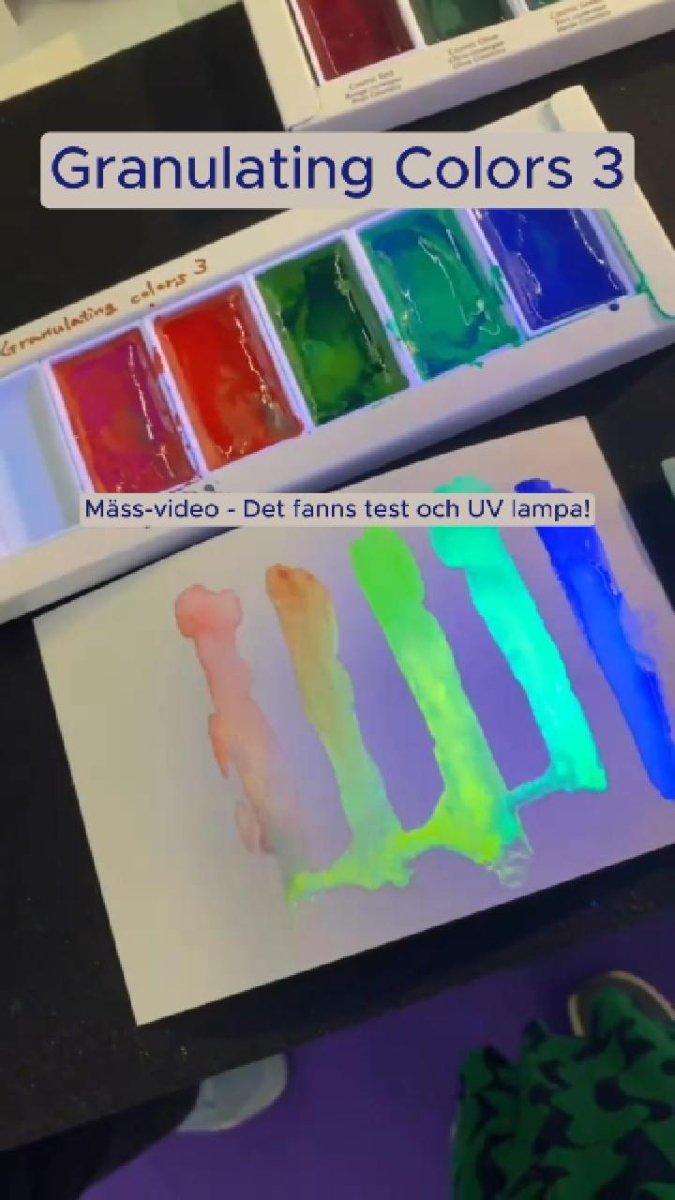 GANSAI TAMBI - Granulating colors 3 - 9 - ZIG Kuretake - Tidformera