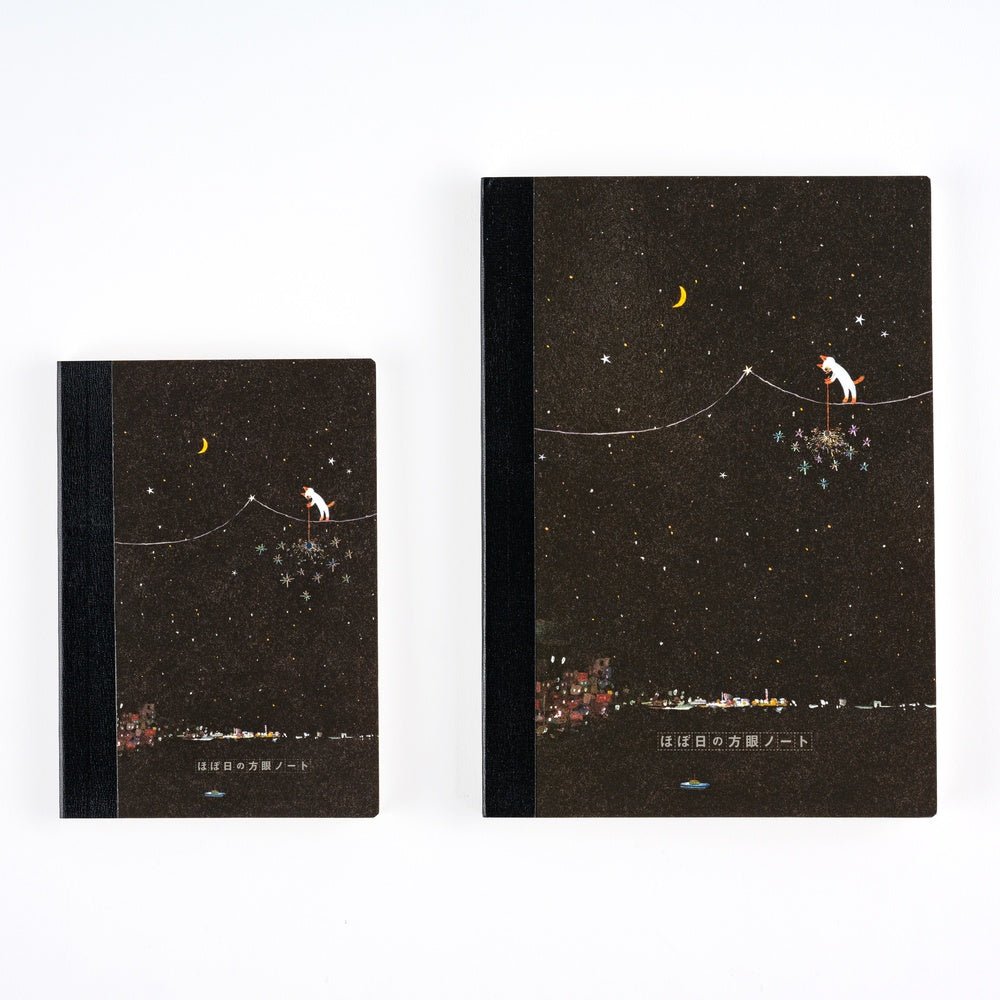 Hiroko Kubota: Hobonichi Graph Notebook (A6) - Another night of falling star sparklers - 2027 - 5 - Hobonichi Techo - Tidformera