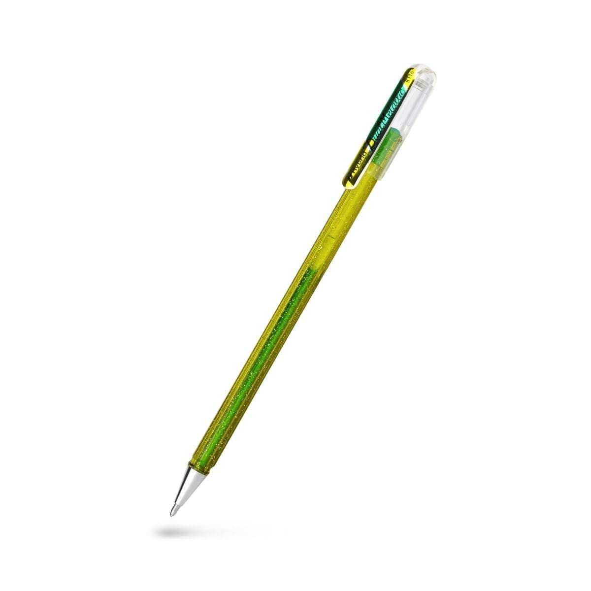 Hybrid Dual Metallic - Yellow + Metallic green - 1 - Pentel - Tidformera