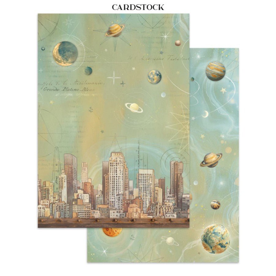 Junk Journal - A New Beginning - 8 - Stamperia - Tidformera