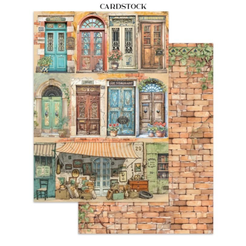 Junk Journal - Art of Travelling - 19 - Stamperia - Tidformera
