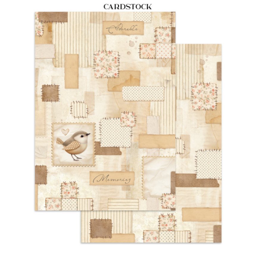 Junk Journal - Baby - 11 - Stamperia - Tidformera