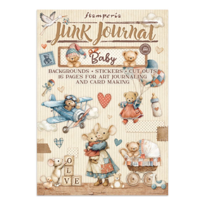Junk Journal - Baby - 1 - Stamperia - Tidformera