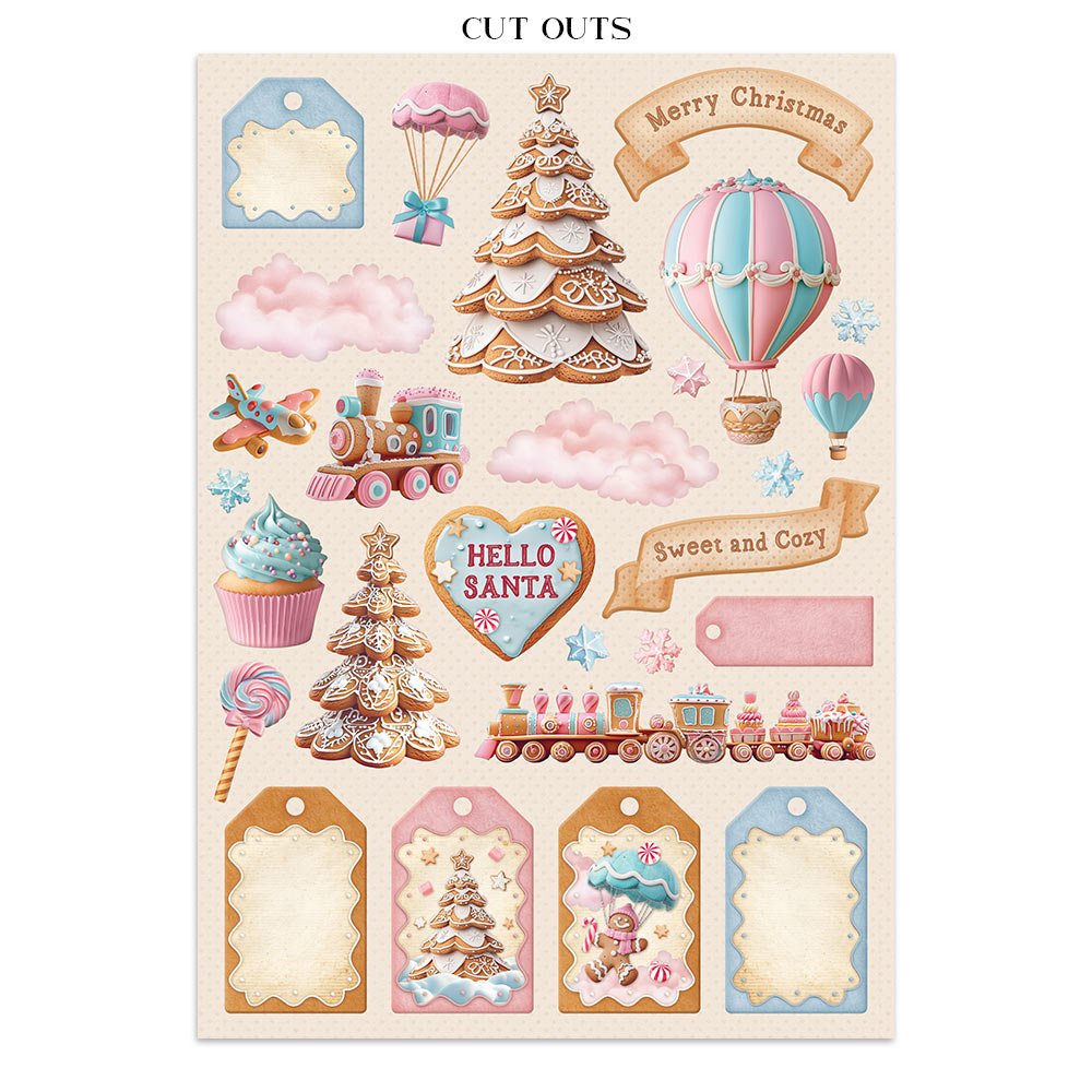 Junk Journal - Candy Christmas - 6 - Stamperia - Tidformera