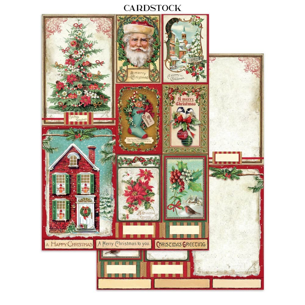 Junk Journal - Classic Christmas - 21 - Stamperia - Tidformera