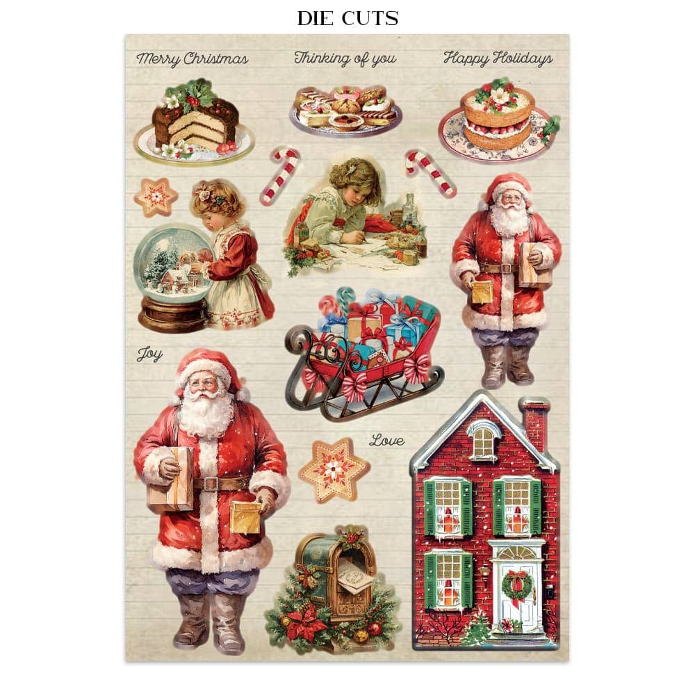 Junk Journal - Classic Christmas - 17 - Stamperia - Tidformera