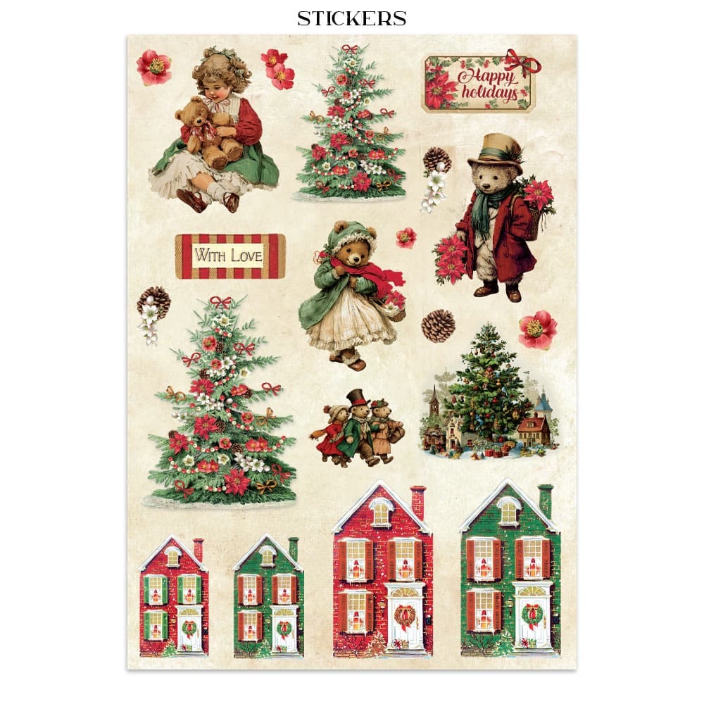 Junk Journal - Classic Christmas - 3 - Stamperia - Tidformera