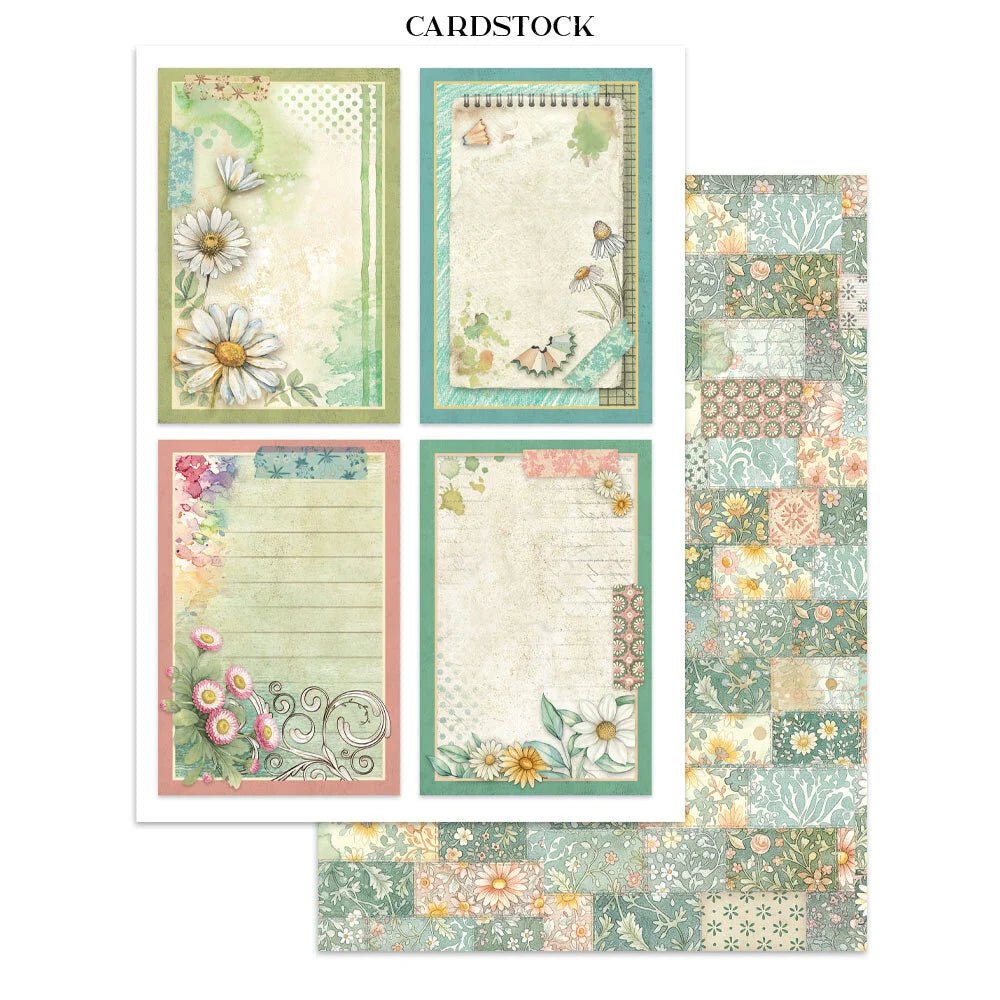 Junk Journal - Daisy Art - 5 - Stamperia - Tidformera