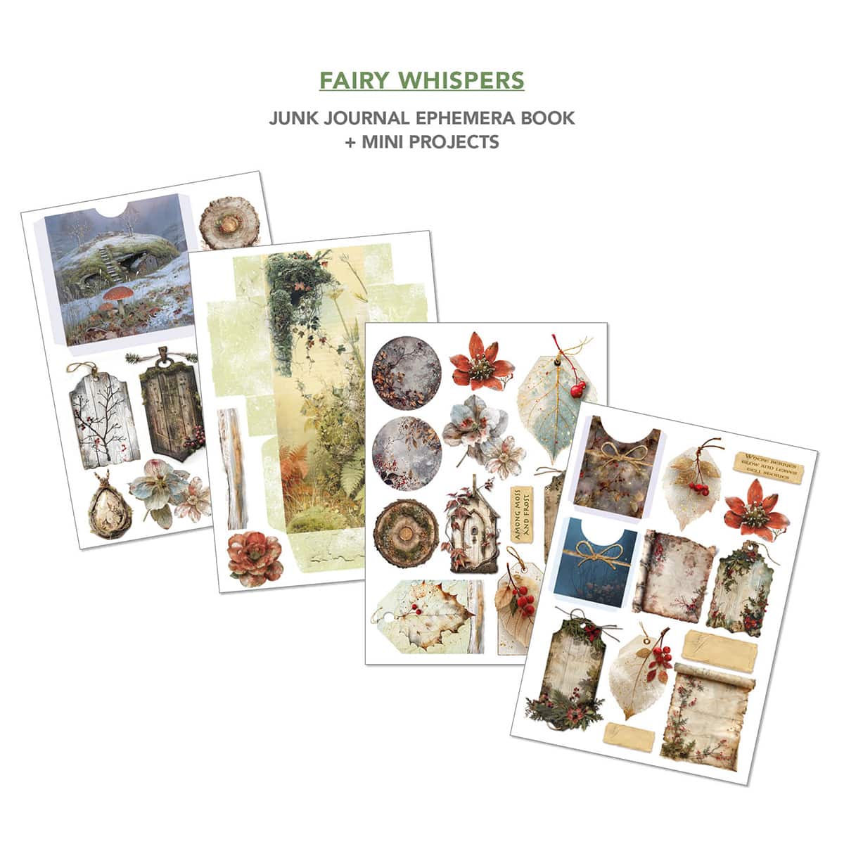 Junk Journal & Ephemera book - Fairy Whispers - 6 - Ciao Bella - Tidformera