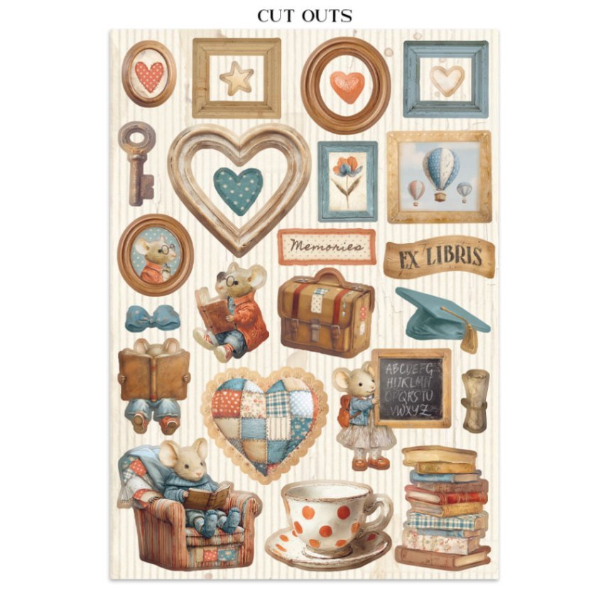 Junk Journal - Family - 2 - Stamperia - Tidformera