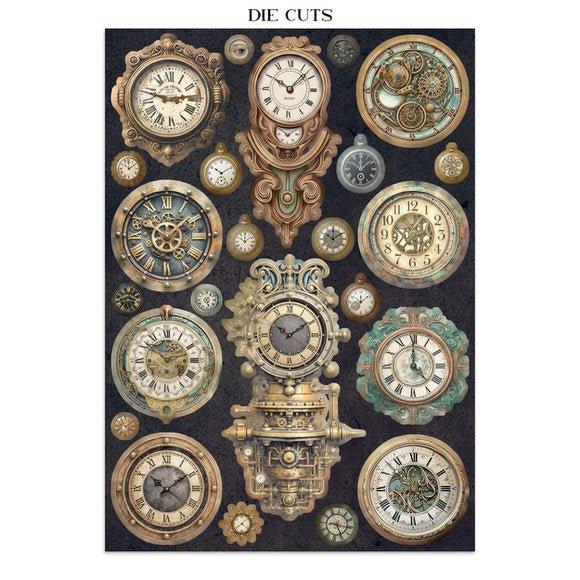 Junk Journal - Gardens of time - 28 - Stamperia - Tidformera