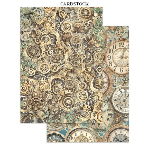 Junk Journal - Gardens of time - 6 - Stamperia - Tidformera