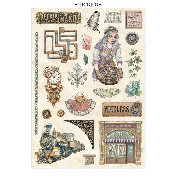 Junk Journal - Gardens of time - 10 - Stamperia - Tidformera