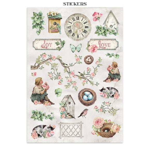 Junk Journal - House of Roses - 19 - Stamperia - Tidformera