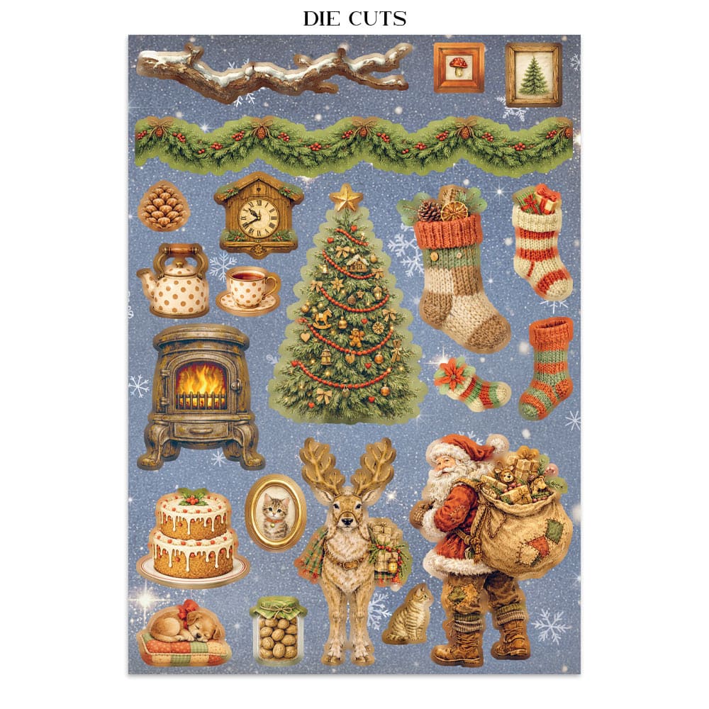 Junk Journal - Silent Night - 22 - Stamperia - Tidformera