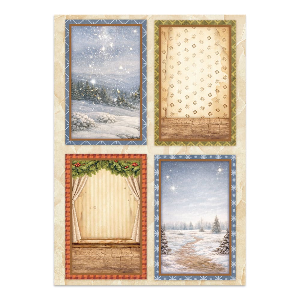 Junk Journal - Silent Night - 26 - Stamperia - Tidformera
