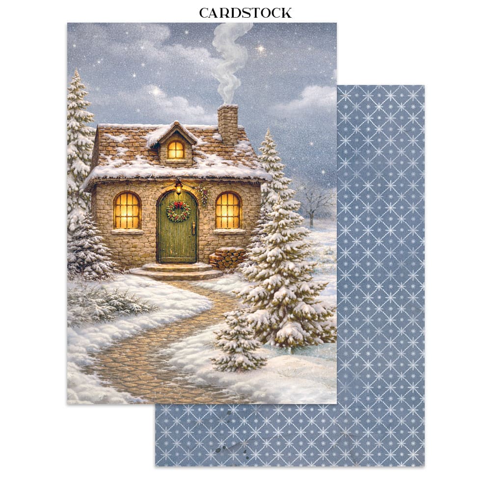 Junk Journal - Silent Night - 2 - Stamperia - Tidformera