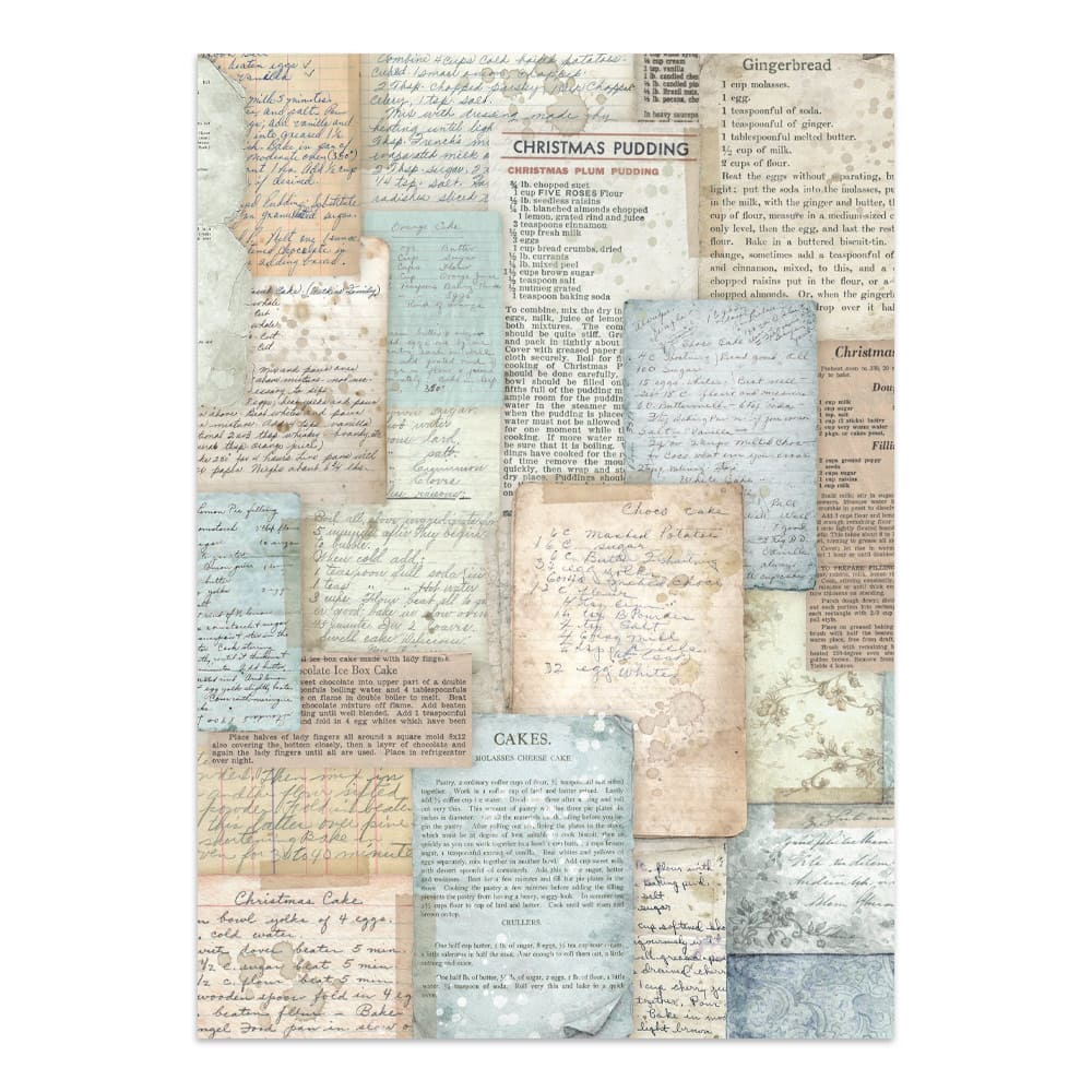 Junk Journal - White Christmas - 19 - Stamperia - Tidformera