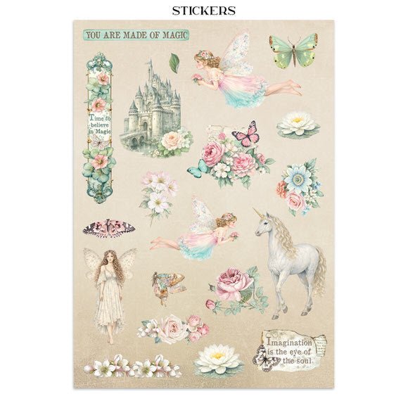 Junk Journal - Wonderland - 9 - Stamperia - Tidformera