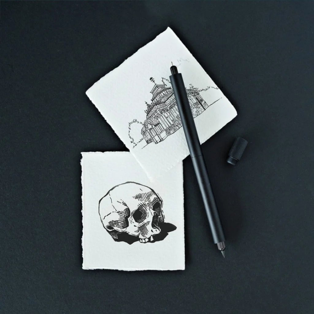 Lumos Pro Refillable Multi - Tip Pen - Duo Tip - Matte Black - 3 - Tom's Studio - Tidformera