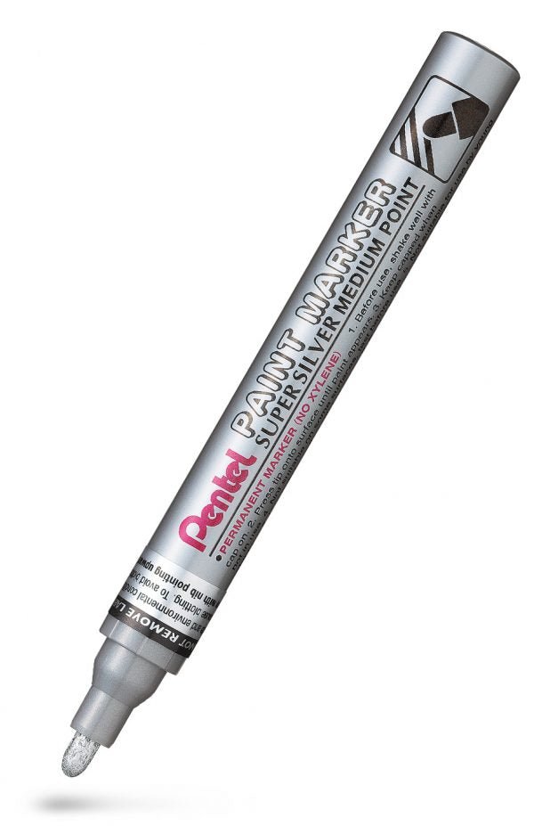 Märkpenna Paint marker - Medium - Silver - 1 - Pentel - Tidformera