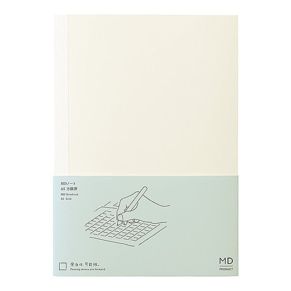 MD Notebook A5 - Grid - 1 - Midori - Tidformera