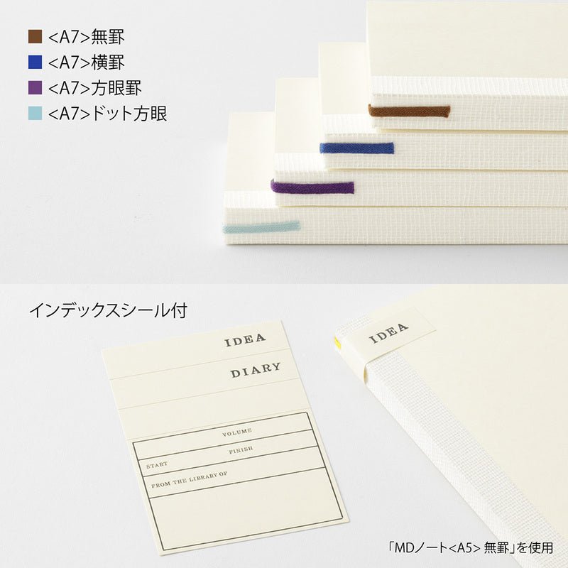 MD Notebook A7 - Linjerad - 5 - Midori - Tidformera