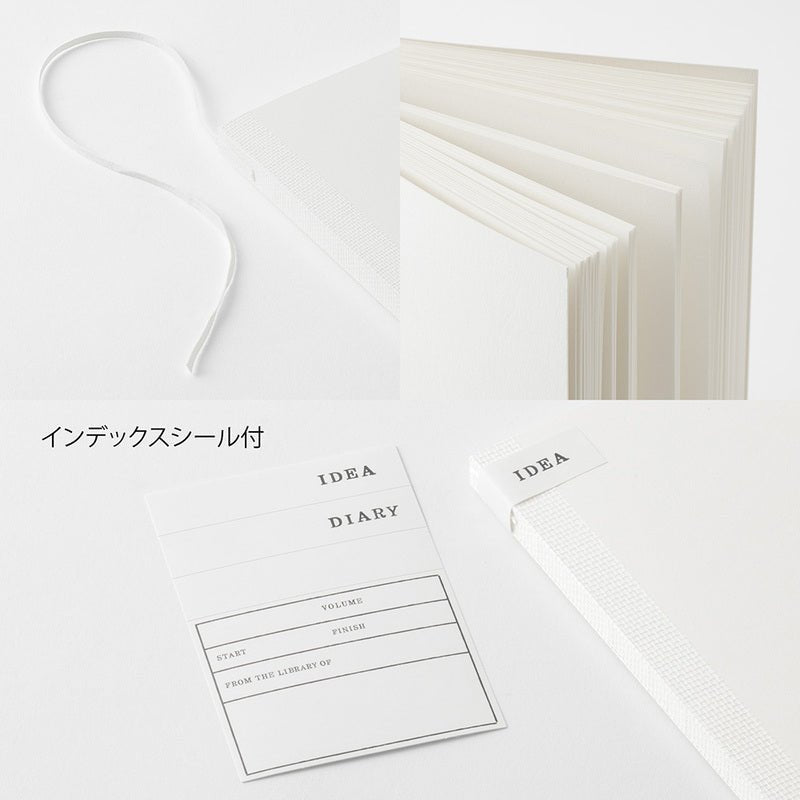 MD Notebook Cotton A5 - Blank - 3 - Midori - Tidformera