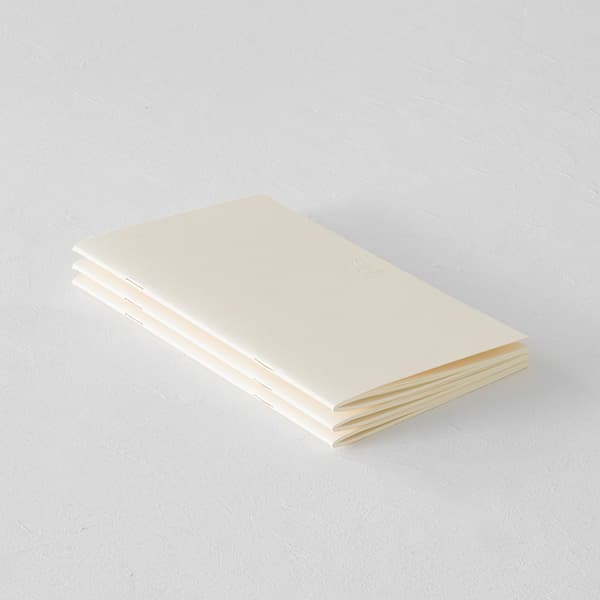 MD Notebook Light - Skrivhäfte - 3 - pack B6 Slim - Linjerad - 4 - Midori - Tidformera