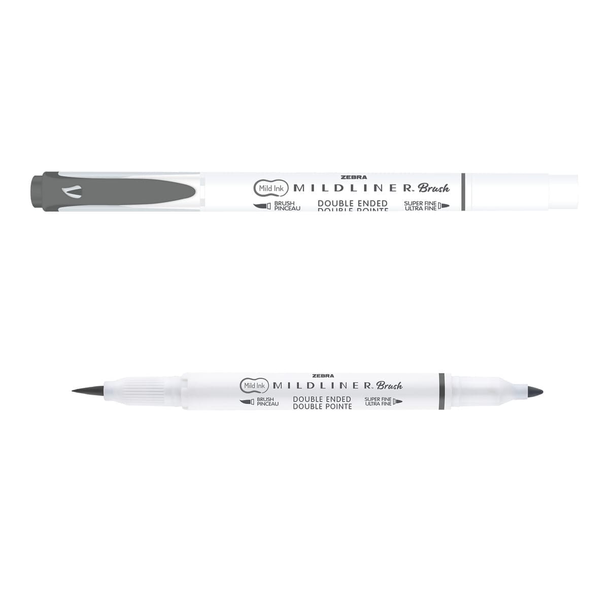 Mildliner Brush pen 5 - pack - Friendly - 6 - Zebra - Tidformera