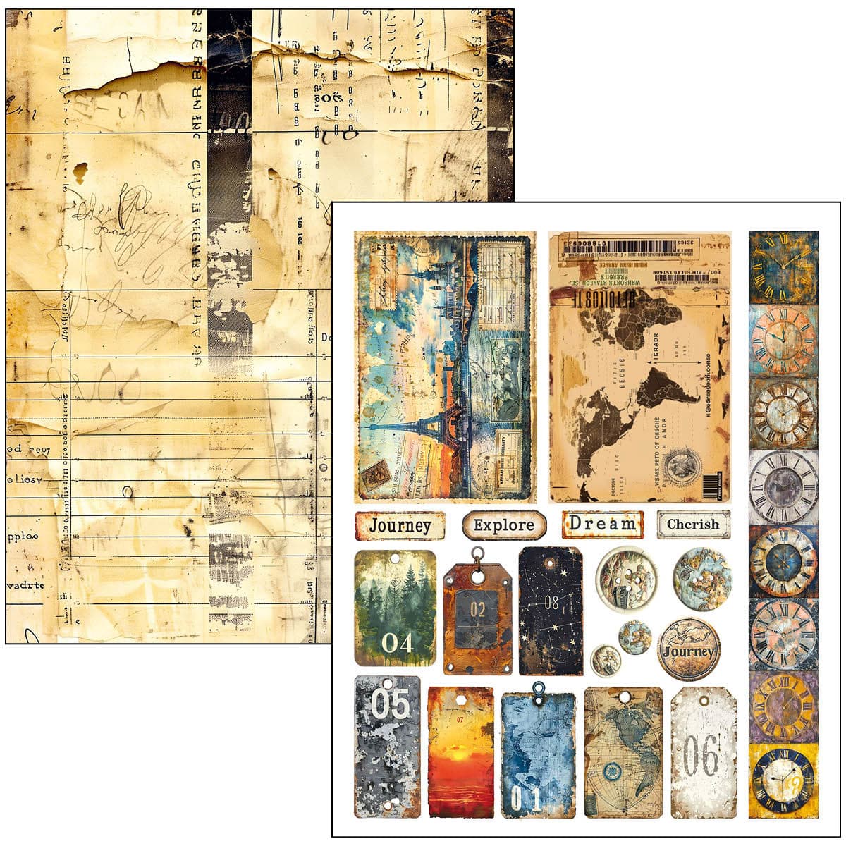 Mixed media book - Journey ahead - 18 - Ciao Bella - Tidformera