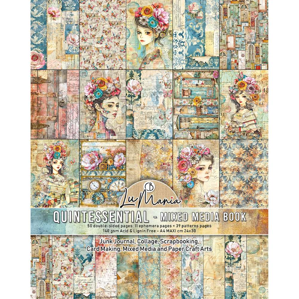 Mixed media book - Quintessential - 1 - Ciao Bella - Tidformera