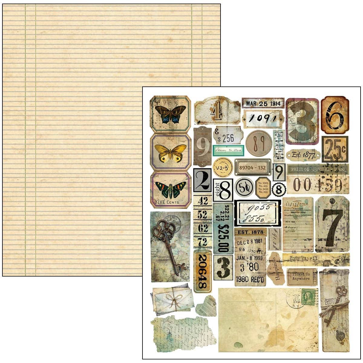 Mixed media book - Time capsule - 21 - Ciao Bella - Tidformera