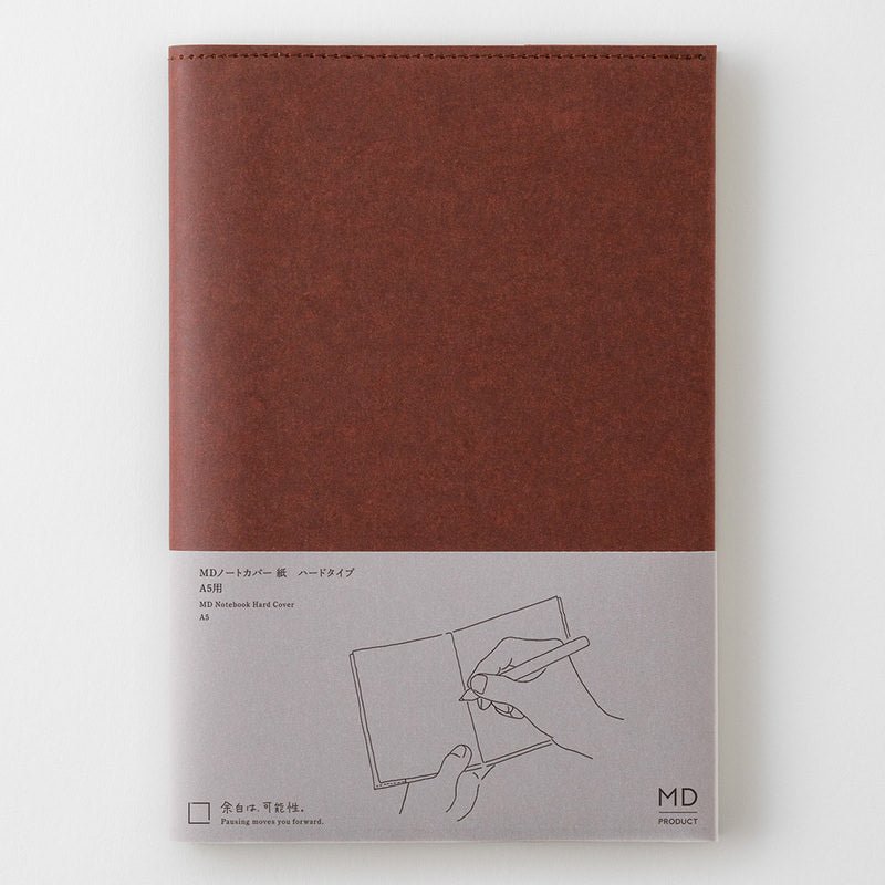 Notebook Cover A5 - Paper - Hard - 9 - Midori - Tidformera