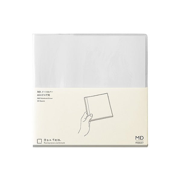 Notebook Cover Square - Clear - 1 - Midori - Tidformera