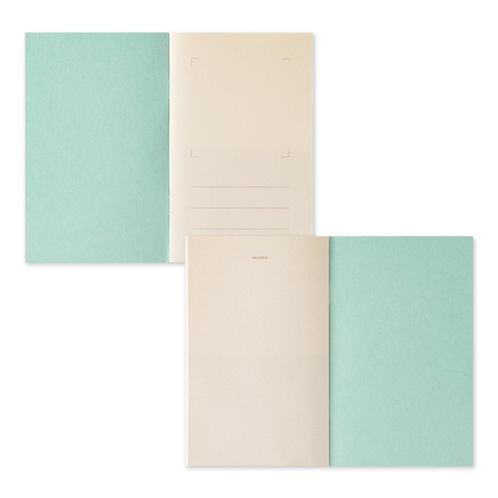 Peelable Sticker Book - Blue - 3 - Midori - Tidformera