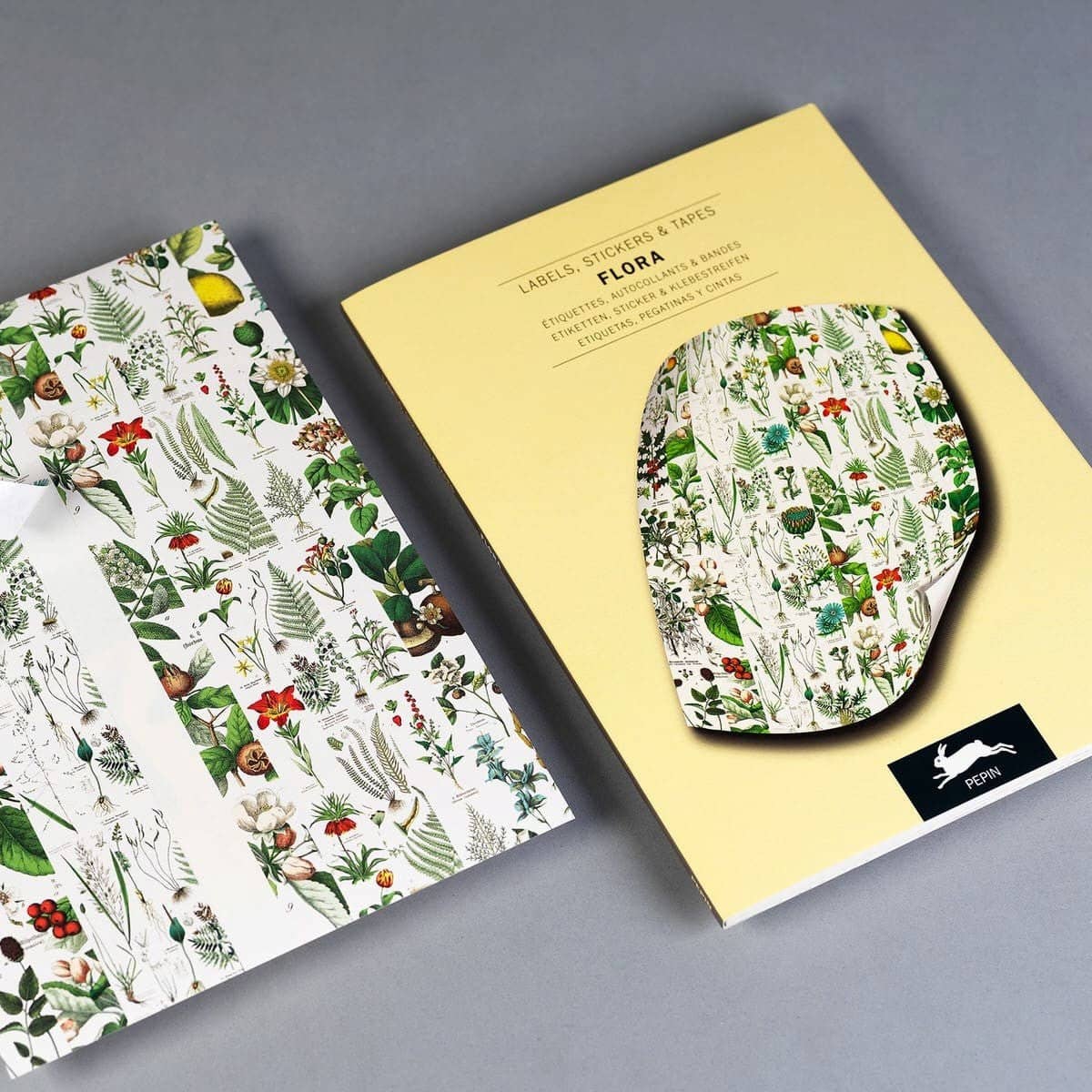 Pepin Labels, stickers & tape Sticker book - Flora - 3 - Pepin Press - Tidformera
