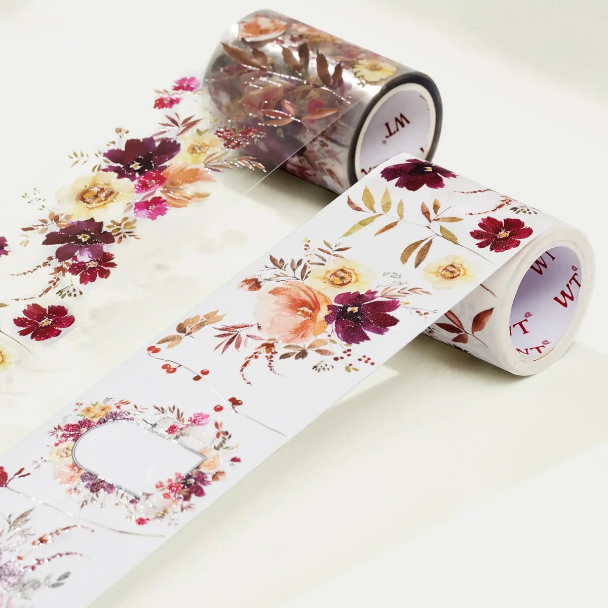 Pet tape Autumn Rose - 60 mm - 5 - Washi Tape Shop - Tidformera