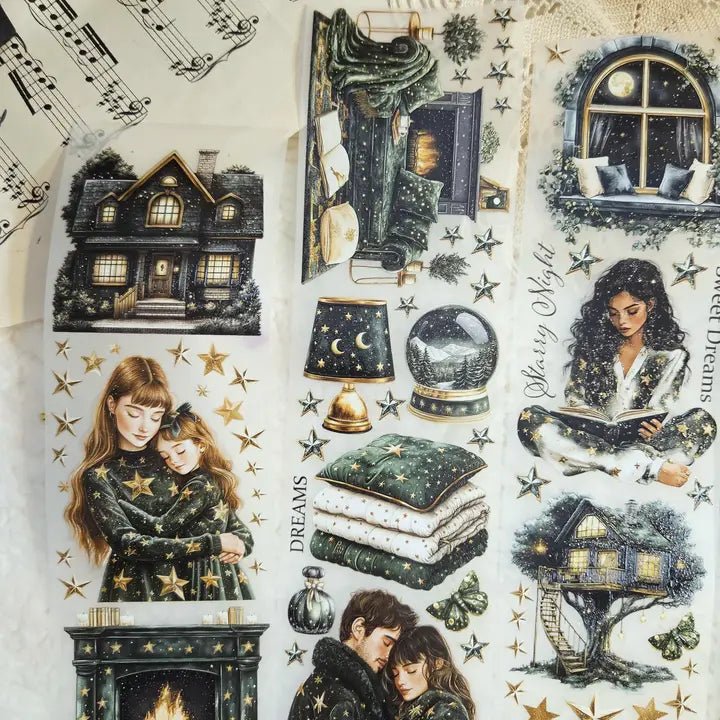 Pet Tape - Lana - 70 mm - Emerald Dreams - 4 - Lana's Scrap Shop - Tidformera