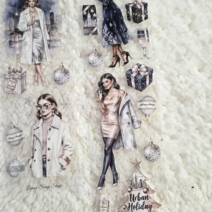 Pet Tape - Lana - 70 mm - Festive Girls - 5 - Lana's Scrap Shop - Tidformera