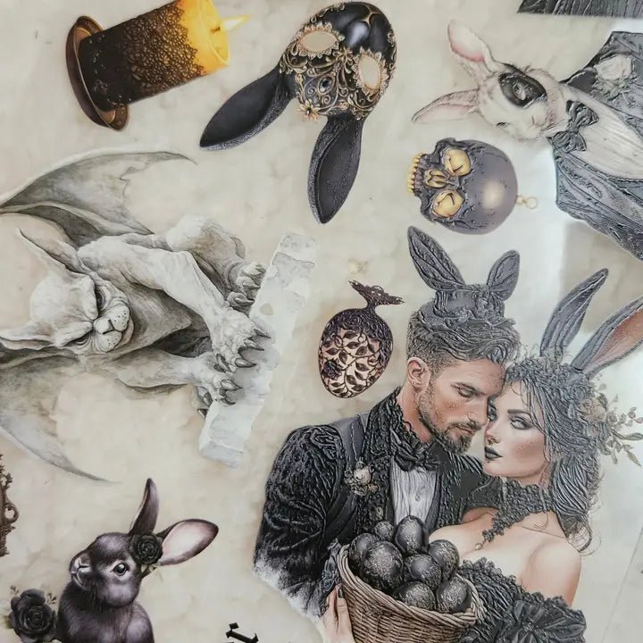 Pet Tape - Lana - 70 mm - Onyx Easter - 3 - Lana's Scrap Shop - Tidformera