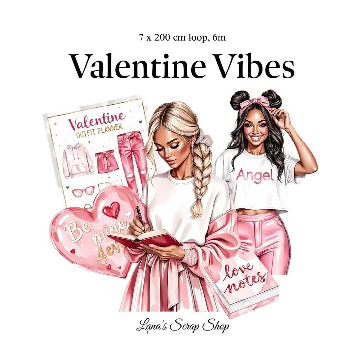 Pet Tape - Lana - 70 mm - Valentine Vibes - 2 - Lana's Scrap Shop - Tidformera
